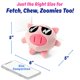 thumbnail image 3 of Juguete para perro PeppyPawz Piggy de peluche 3 en 1, chirriante y resistente, 3 of 9