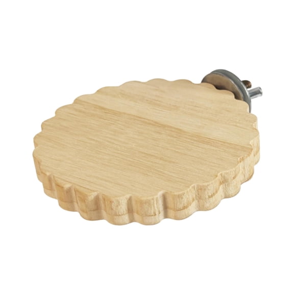 Soporte para percha para aves, juguete de cuerda, jaula de bambú, percha de madera natural - Percha resistente para pájaros, juego interactivo C
