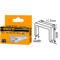 Corchete Ingco 8X11.3X1.2 Mm 1000 Pcs Sts0208