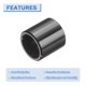 thumbnail image 4 of Uxcell 10 Pcs Espaciador de Aluminio, 3/8" Bore x 1/2" OD x 1/2" Longitud Espaciador Redondo Negro Separador Sin Rosca Bushing Acabado Simple Espaciadores de Metal, 4 of 6