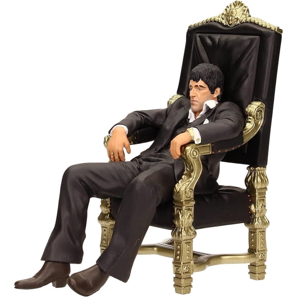 Figura Scarface Tony Montana Trono 18 cm SD Toys PVC