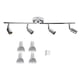 thumbnail image 4 of Foco De Techo LED Ajustable GU10 De 4 Vías Lámpara Decorativa De 12 W Blanco Cálido, 4 of 5