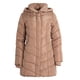 thumbnail image 3 of Chaqueta Steve Madden, larga, acolchada, con forma de cheurón, color canela, talla XL, para mujer, 3 of 7