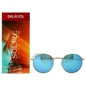 Delsol - Solize Vitamina Mar - Azul Dorado De Para Unisex - Gafas De Sol