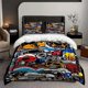 thumbnail image 1 of Cool Zero-Piece Collection Theme Bedding Set Duvet Cover and Pillowcase Set, 1 of 5
