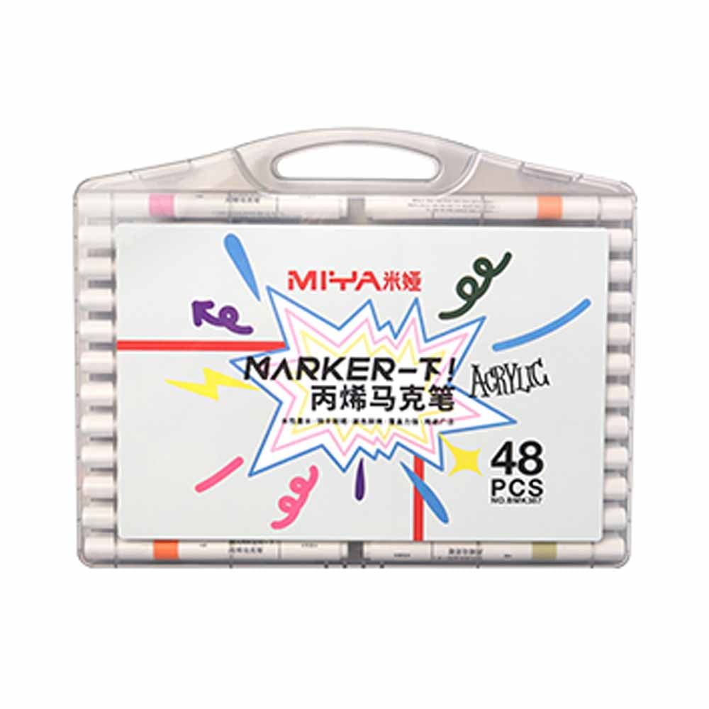 Himi - Miya Set De Marcadores Acrilicos 48 Colores