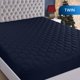 thumbnail image 2 of Protector de colchón impermeable Utopia Bedding Twin Navy, 2 of 8