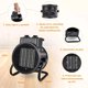 thumbnail image 2 of Turbocalefactor eléctrico supercenter 2000W negro con ventilación Y protección, 2 of 2