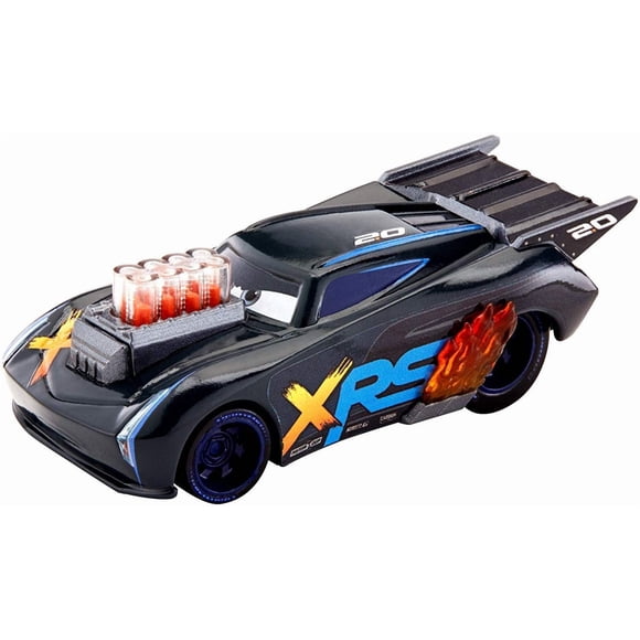 Juguete Disney Cars XRS Drag Racing Jackson Storm de Mattel