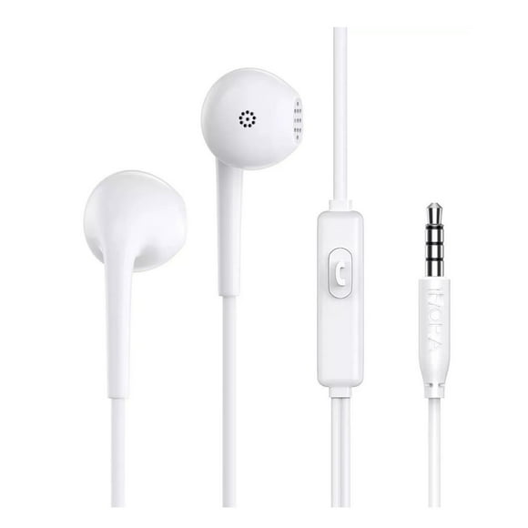 Audífonos Manos Libres Jack 3.5mm Aut117 blanco