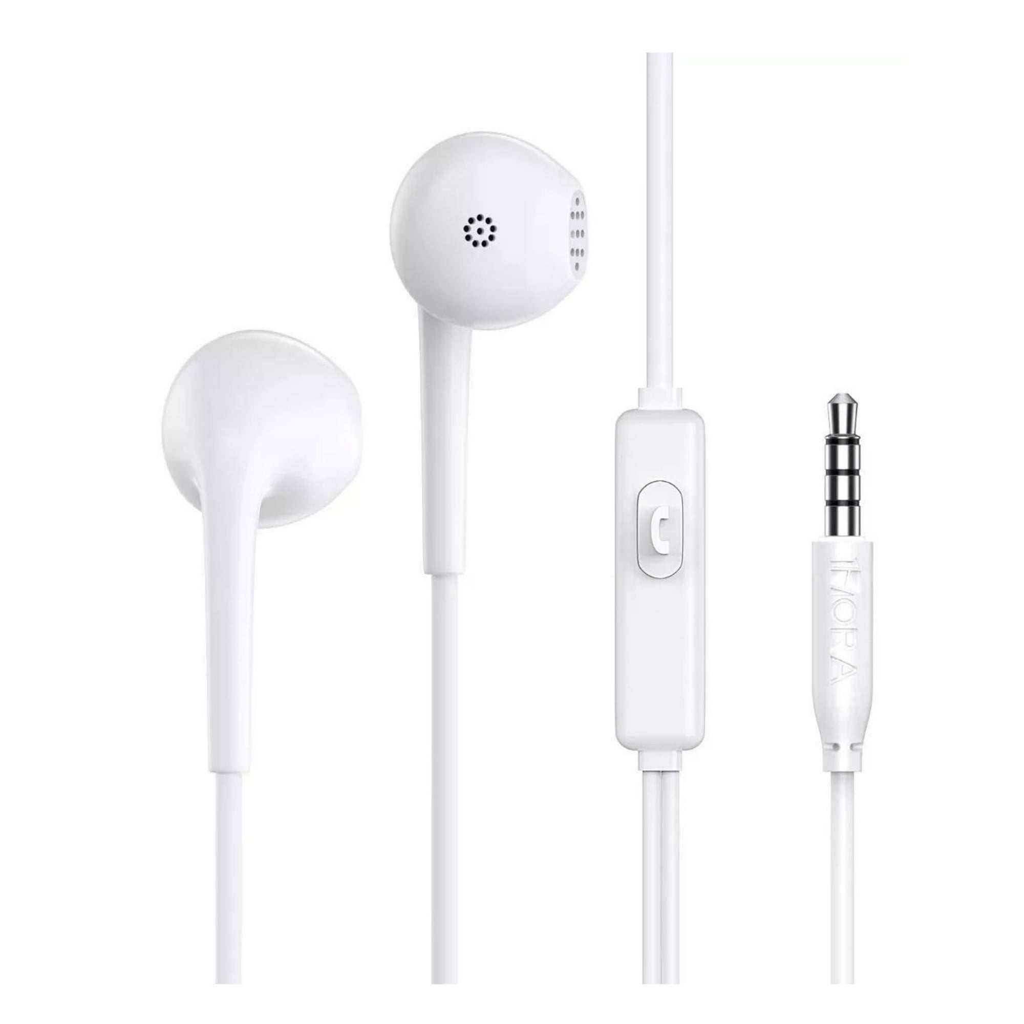 1hora - Audífonos Manos Libres Jack 3.5mm Aut117 Blanco