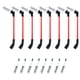 thumbnail image 1 of Cables de bujía 48322 de 10,2 mm + juego de bujías 41-962, compatibles con Buick, Cadillac CTS Escalade, Chevrolet Avalanche, Corvette Express, Silverado, Monte Tahoe y GMC Envoy Savana., 1 of 7