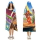 thumbnail image 3 of Dave y AVA Manta Capa con Capucha Anti-Bolitas, Manta de Lana Ártica Suave, Manta Portátil de Felpa Ligera y Lujosa, Poncho para Siesta en Casa y Oficina, 100*130cm, 3 of 6