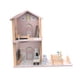 thumbnail image 1 of Casa De Muñecas De Madera Modelo De 2 Pisos Juguete Educativo Casa De Estilo Europeo, 1 of 5