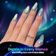 thumbnail image 5 of Gel de uñas Beetles 8 colores Halloween púrpura y azul, 5 of 7