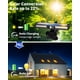 thumbnail image 3 of Luces solares con sensor de movimiento ICEKO KN, 36 LED, impermeables, paquete de 2, 3 of 6