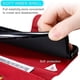 thumbnail image 5 of Funda Billetera para Xiaomi Poco F3 con Porta Tarjetas y Soporte Ajustable Rojo, 5 of 6
