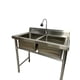 thumbnail image 4 of Lavafondos 100x60 Doble Industrial Acero Inox., 4 of 4