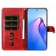 thumbnail image 4 of Funda con Cremallera para OPPO Reno 8 Pro 5G, Carcasa Cartera de Cuero PU con Soporte y Tarjetero, 4 of 6