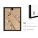 thumbnail image 3 of Set de 9 marcos para fotos HAUS AND HUES 4x6 en negro de roble, 3 of 6