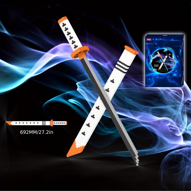 Mini Building Blocks, Anime Samurai Knives Building Blocks