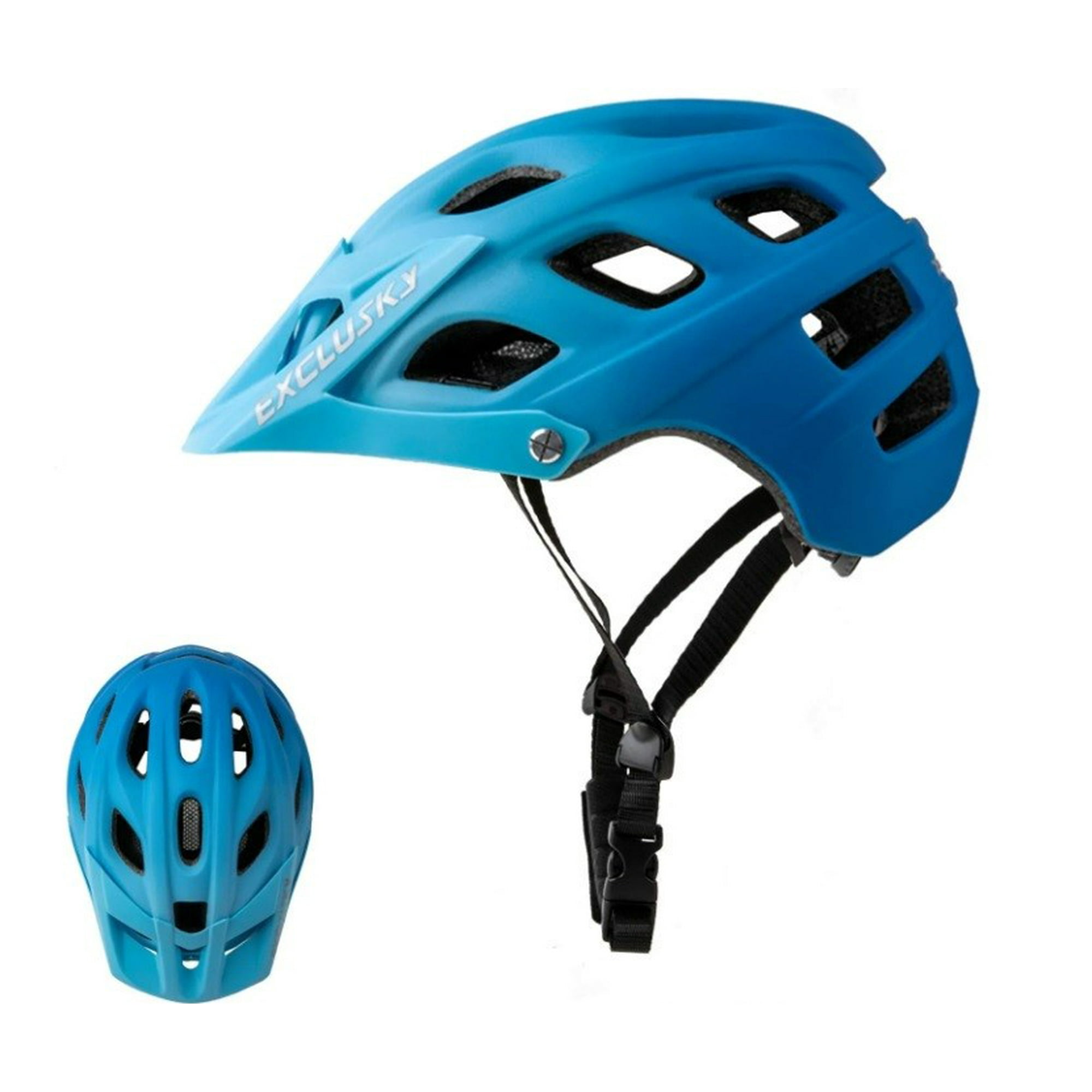 Vipnetwork - Casco Bicicleta Adulto Exclusky Celeste