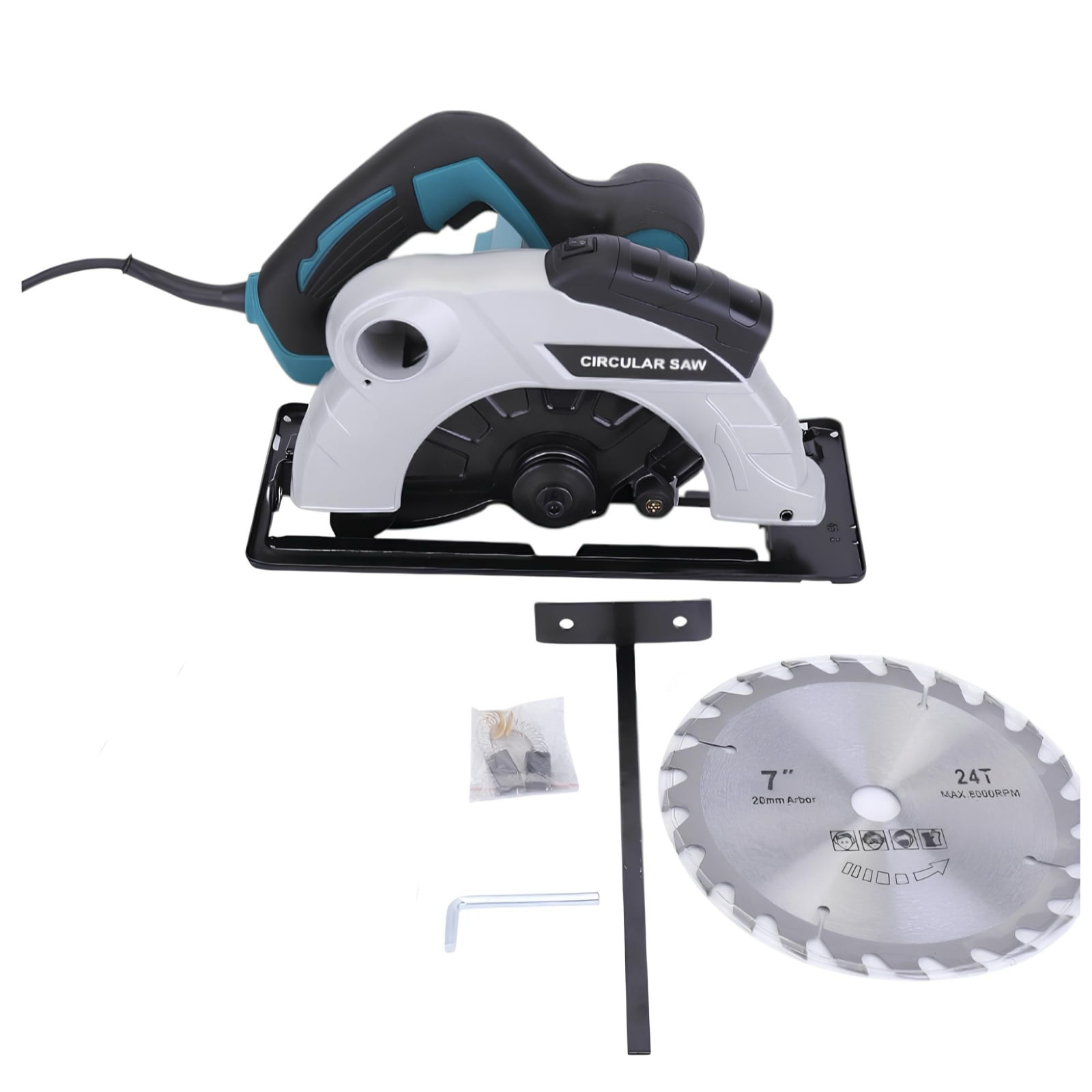 Lubabycas - Sierra Circular Eléctrica Con Láser 7-1/4" 1800w G01