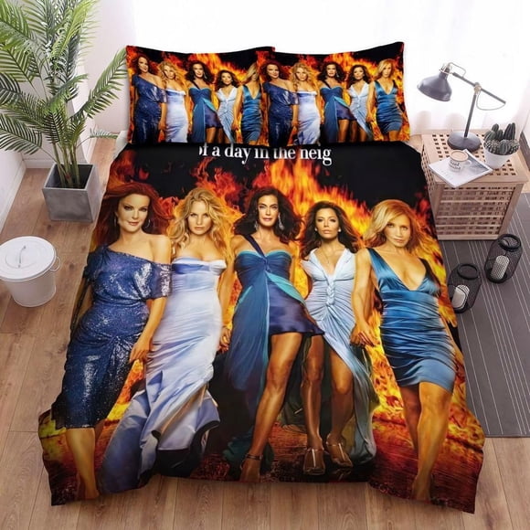 Desperate Housewives 00-0 The New Season Begins Quilt Duvet Cover Set3-Piece Bedding Set