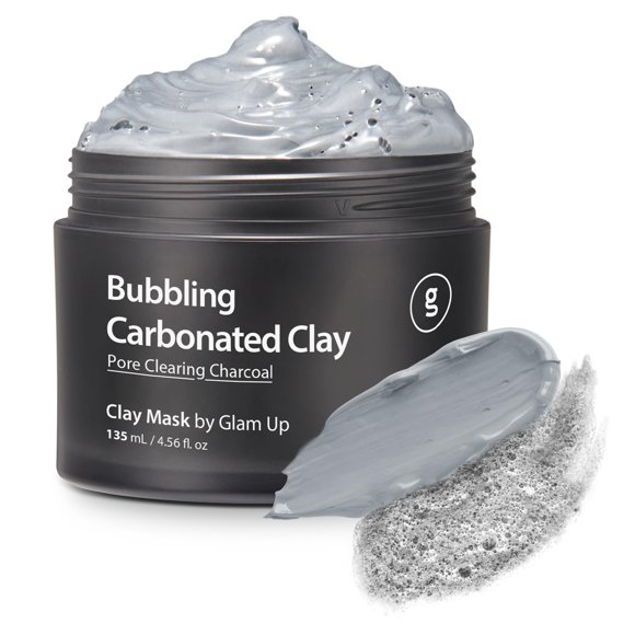 Mascarilla de arcilla carbonatada GLAM UP, burbujeante y purificadora, 120 ml