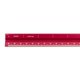 thumbnail image 2 of Regla Alumicolor 30 cm Roja para Ingeniería y Dibujo Técnico, 2 of 7