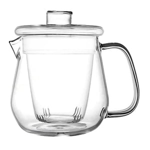 Magideal - Tetera De Vidrio Con Infusor Extraíble Apta Para Microondas Y Cocina Resistente Al Y Funcional Como Hervidor Y Jarra Adecuada Para Preparar Té