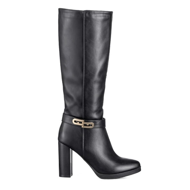 Botas Largas Mujer Tacon Grueso De Moda Vintage Weide QBM12
