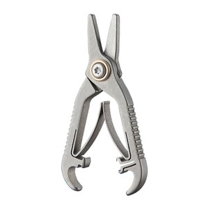 Ioensy - Tijeras Para Pelo De Nariz De Aleación De Titanio, Práctico Recorte Portátil De Cejas Pequeñas