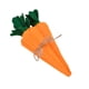 thumbnail image 4 of 3 adornos de zanahoria de Pascua falsos, suministros de utilería para juegos de simulación, manualidades, regalos de bricolaje, juguete de conejo de 7 naranja, 4 of 5