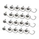 thumbnail image 1 of 20x Anzuelos De Pesca De Forma Elíptica, Equipo De Pesca, Accesorios De Cebos Metálicos, 1g, 1 of 5