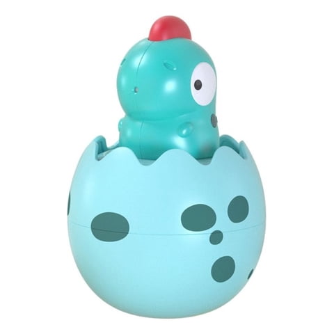 Genérico - Set 3 Juguetes De Baño Dinosaurio Pollito Rocia Agua Lau