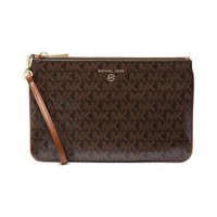 Billetera Michael Kors Womens Jet Set Charm Large Top Zip Wristlet One Size 32S3Gt9W3V252 Brn/Acorn