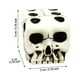 thumbnail image 2 of 1pc Halloween White Skull Dice, Casual Party Board Game Toy Cosplay Tool, 2 of 2