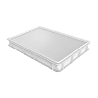 Magideal - Caja Para Leudar Con Tapa, Caja Cuadrada Para Alimentos, Recipientes Multifunción Para De Pizza, Para Cocina, Frigorífico, Panadería, Pan, M 30 Cm X 40 Cm X 75 Cm
