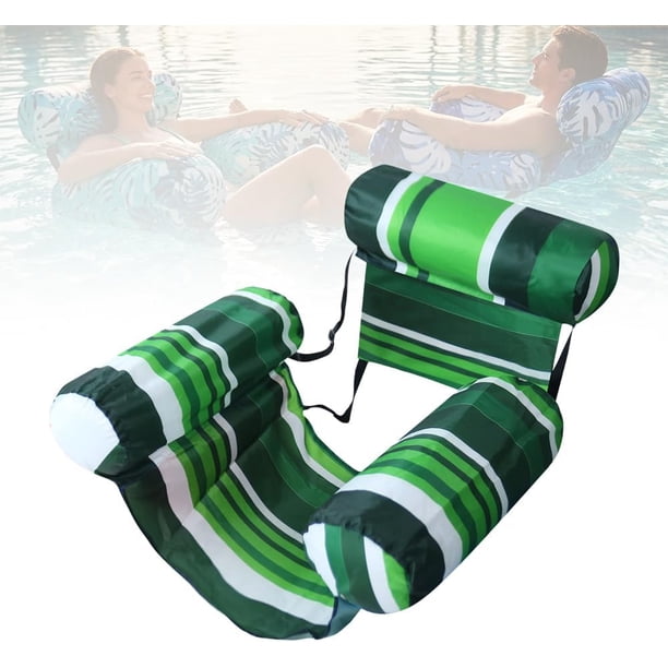 Silla flotante piscina hinchable tumbona asiento respaldo playa lago