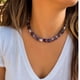 thumbnail image 1 of Collar de Amatista Natural con Cuentas en Forma de Corazón – amor, protección y paz interior, 1 of 4