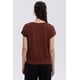 thumbnail image 3 of Polera Mujer Con Textura Café Oscuro, 3 of 4