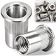 thumbnail image 1 of Tuerca de remache DFDU 1/2" acero inoxidable 304 - paquete de 18 unidades, 1 of 7