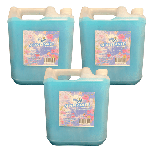 Suavizante Liquido Para Ropa BioGo 5 Lts 3 Unidad