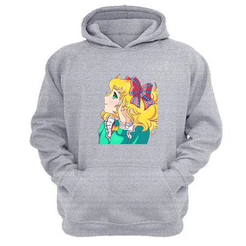 Polerón Canguro Candy Gris Claro Talla S Unisex