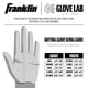 thumbnail image 5 of Guantes de bateo de béisbol Franklin Sports CFX Pro Chrome Navy, 5 of 7
