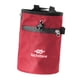 thumbnail image 2 of Bolsa de Tiza para Escalada en Roca, Cinturón con Cierre de Cordón, Práctica Bolsa de Transporte de Tiza, Bolsa de Almacenamiento para Deportes, Gimna Rojo, 2 of 5