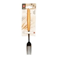 Genérico - Tenedor Servir Acero Inoxidable, Mando Madera 20.4Cm