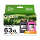 thumbnail image 1 of Cartuchos de tinta Valuetoner para HP 63XL en negro y color, 1 of 8
