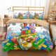 thumbnail image 1 of Super Mario World Quilt Duvet Cover Set Queen Doona Cover Children3-Piece Bedding Set, 1 of 5